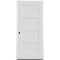 Trimlite Primed 4Panel Equal Panel Interior Shaker 20 Min Fire Rated 71/4" RH Prehung 3068134PRI844420MRH15B714 - alternate 1